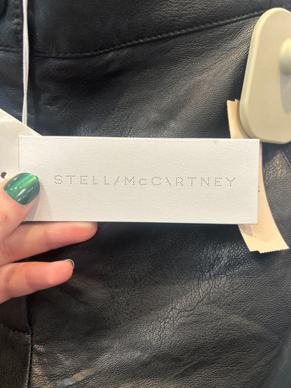 Stella McCartney XXS Black NWT Faux Leather front