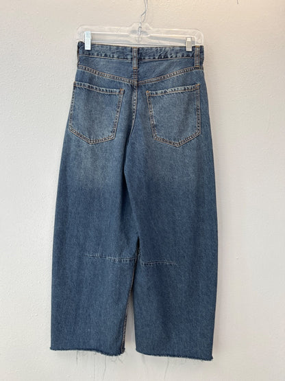 S.O.N.G. 00 Dark Wash Barrel Leg