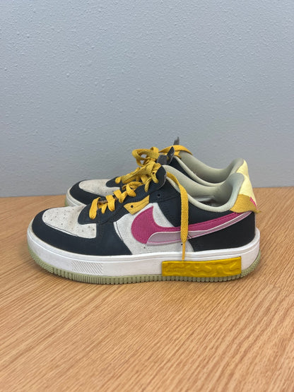 Nike 9 Yellow /pink/gray AF1 fontanka sneaker