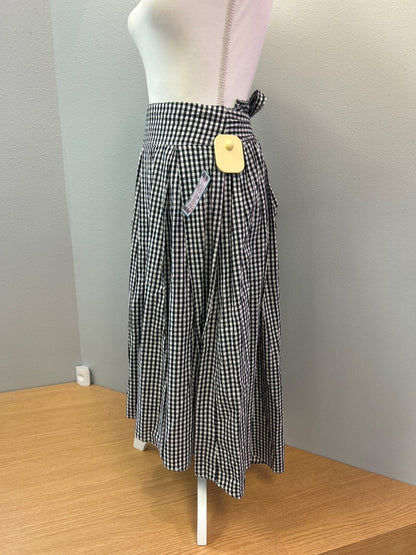 adam lippes M Black /WTE gingham midi w/ belt