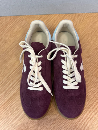 Isabel Marant 8.5 Purple /blue/WTE suede lace up sneakers