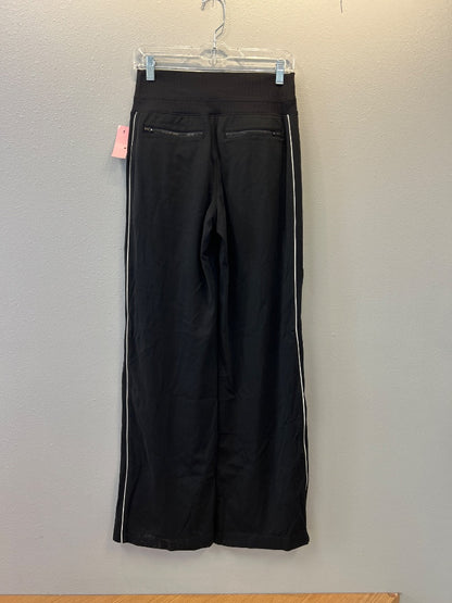 Athleta S Black Wide leg side strie