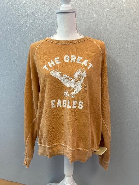 The Great M Orange crewneck "the great eagles" eagle graphics