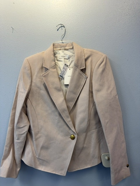 A.L.C. XL Tan NWT Linen blend 1 bttn