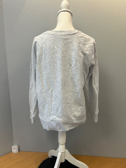 Kut from the Kloth M Gray LS crewneck w/ sequin "all i need is wine"