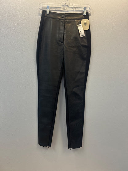 Stella McCartney XXS Black NWT Faux Leather front