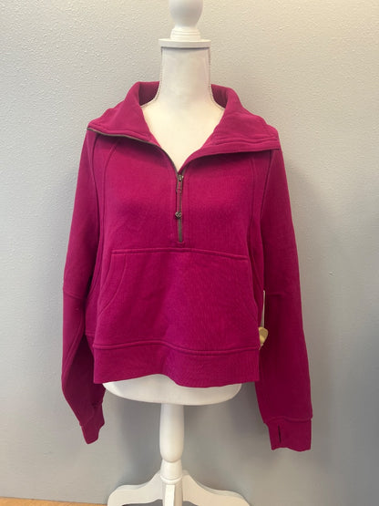Lululemon M Pink NWT Scuba oversized funnel neck