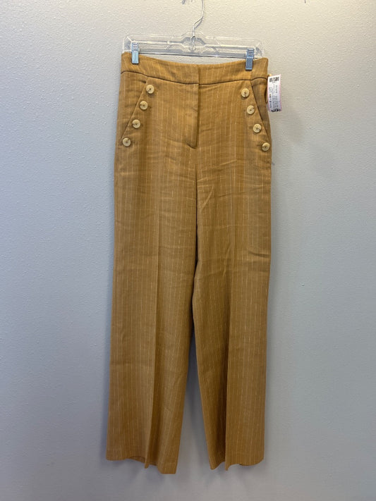 Veronica Beard 4 Brown Pinstripe bttn pockets