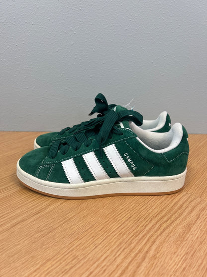 Adidas 10 Green Campus faux suede