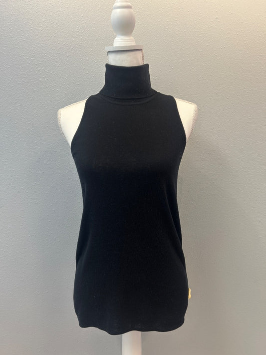 A.L.C. L Black knit turtleneck tank top