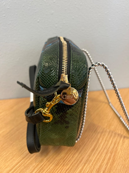 Clare V.  Green NWOT Snake Midi Sac X-body