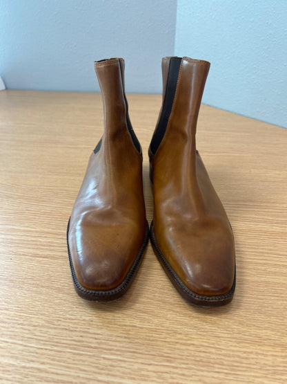 8.5 Brown Lug Square toe Chelseacombat