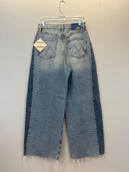 mother 6 Mid Wash Denim "pipe-dream button sneak freak" jean NWT