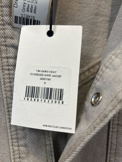 Re/Done S Grey NWT Denim LS bttnup