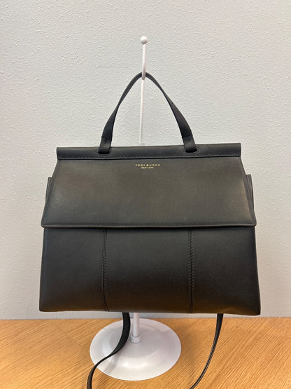 Tory Burch  Black Block "T Satchel" w/ Xbody strap/handle