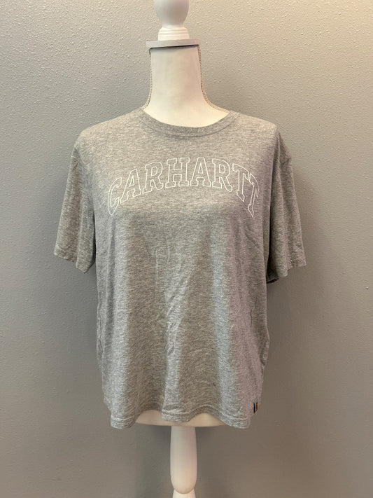 Carhartt M Gray boxy SS tee w/ WTE logo