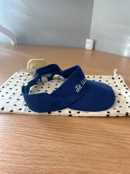 Clare V  Blue "Le Weekend" visor w/ dustbag