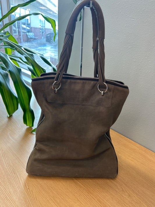 Alexander Wang  Brown XL Satchel Perf top Adjustable