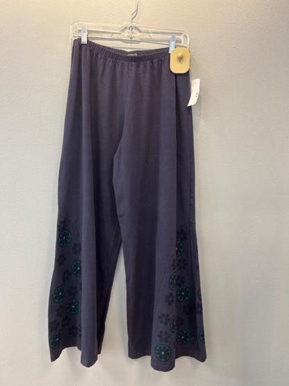 Blue Fish L Purple Citrus/Floral haind printed hooded tunic & Matching Pants