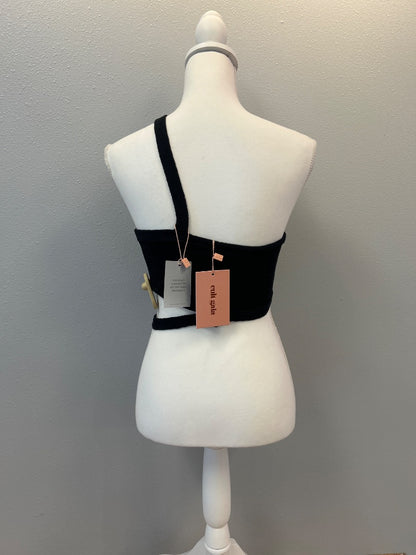 Cult Gaia S Black NWT Knit 1 shoulder