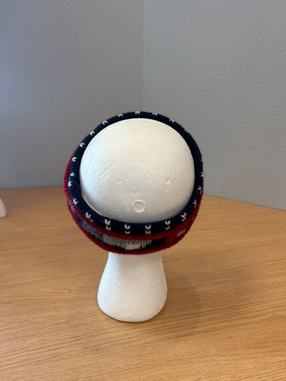 Neckworks  Blue/Red Knit Headband w/fleece