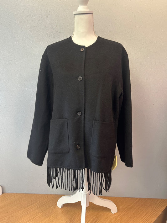 Rails M Black NWT No Collar fringe bttm