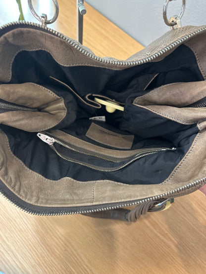 Alexander Wang  Brown XL Satchel Perf top Adjustable