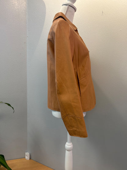 Brown Leather Jacket by Gap