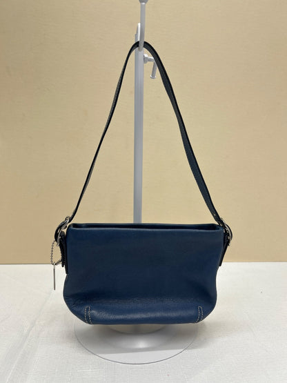Coach  Blue Mini Leather shoulder bag
