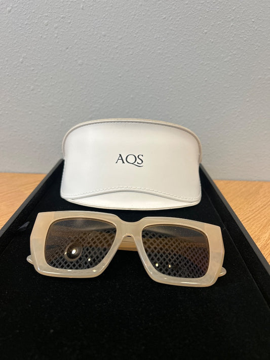 AQS  Tan Boxy cat eye