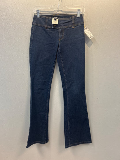 Dolce & Gabbana 00 Blue Denim flare jeans w/ double button waistband