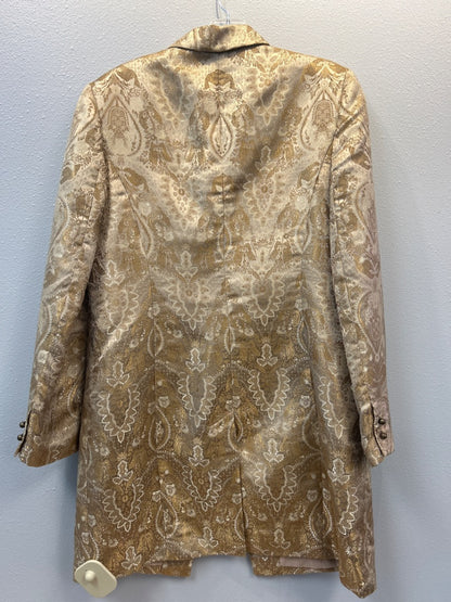 Amanda Smith L Gold Brocade Floral