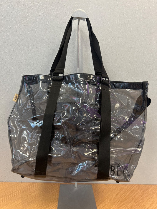 Beis  Clear 'The Classic Weekender' clear PVC plastic duffel tote
