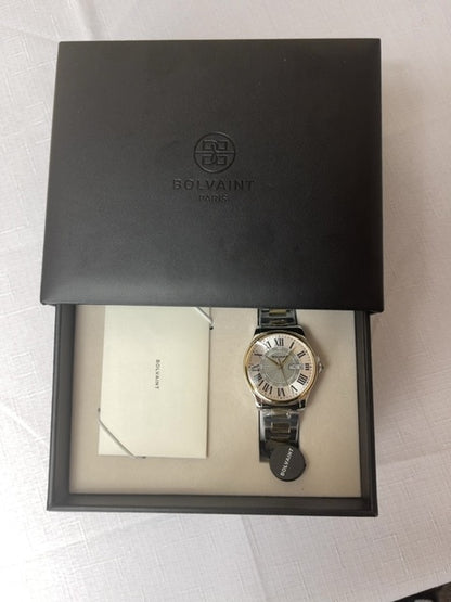 Bolvaint Paris  Silver/Gold NIB Thalia Ladies Watch
