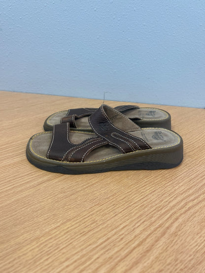 Dr Martens 8.5 Brown leather sandals /w brown sole