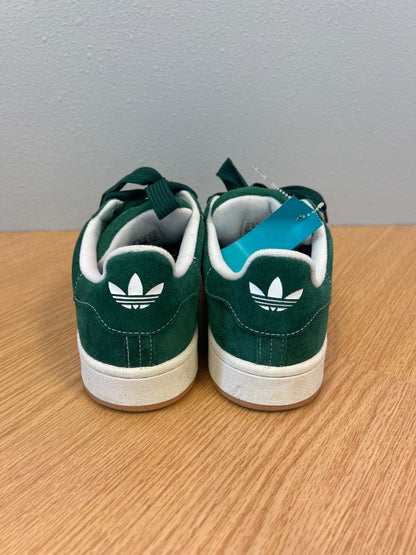Adidas 10 Green Campus faux suede