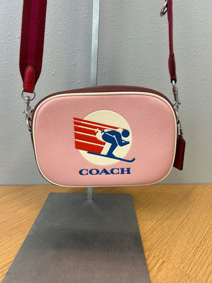 Coach  Pink Ski Speed Camera Bag