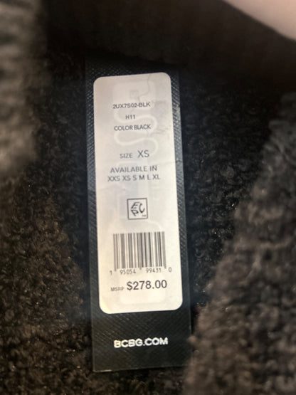 BCBGMaxazria XS Black NWT Cropped Cowl neck