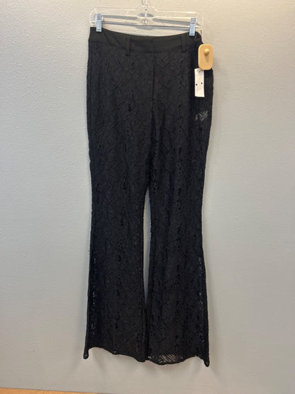 Avec Les Filles M Black Lace see through pants