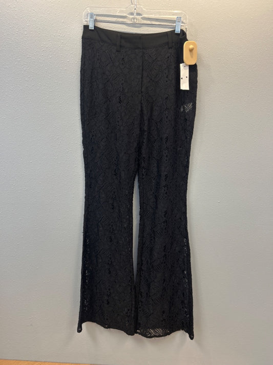 Avec Les Filles M Black Lace see through pants