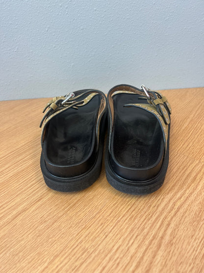 Isabel Marant 8.5 Green NWOB Lenny Leather Sandal w/grommets