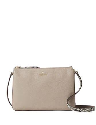 Kate Spade "Jackson Mixed Material Gusset" Crossbody