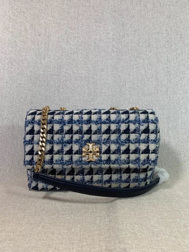 Tory Burch "Small Kira Tweed Convertible Shoulder Bag"