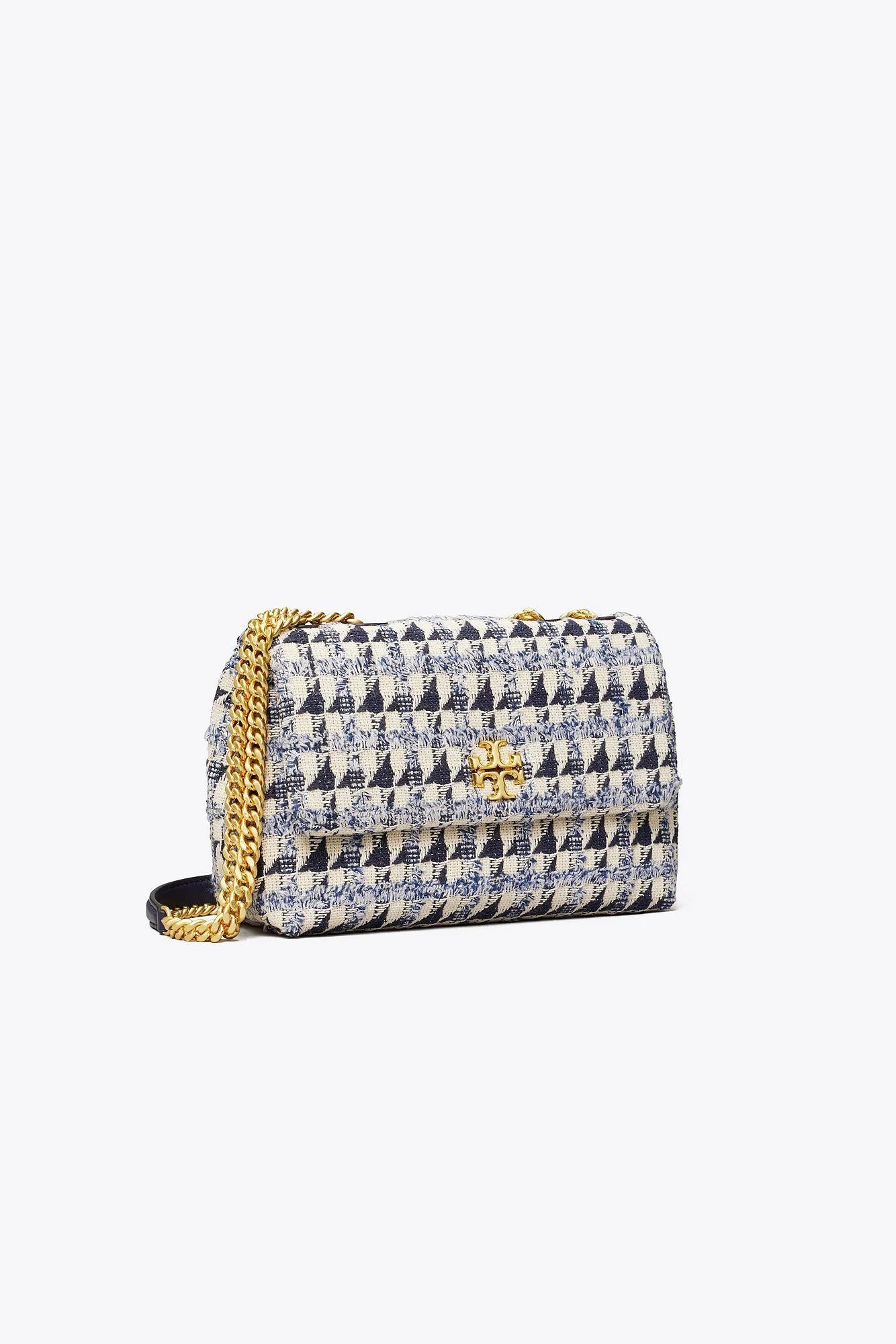 Tory Burch "Small Kira Tweed Convertible Shoulder Bag"